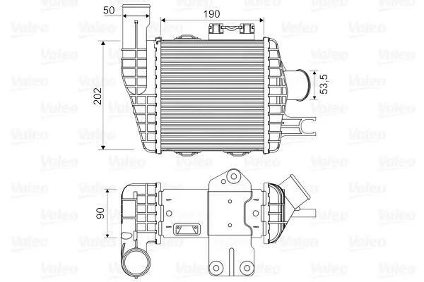 Chladič turba VALEO 818349