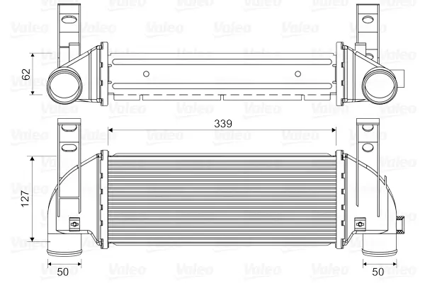 Chladič turba VALEO 818353