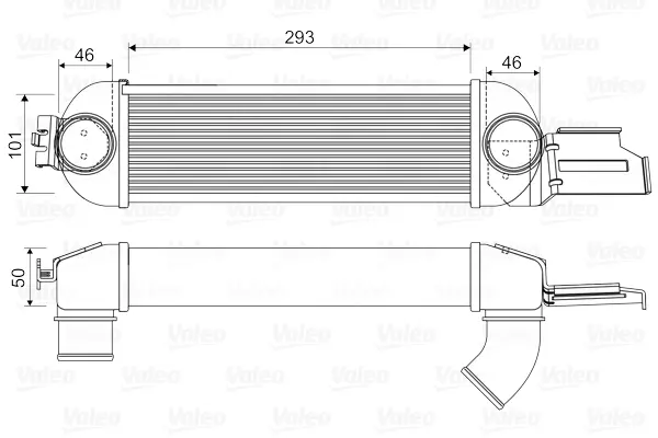 VALEO Chladič turba 818355