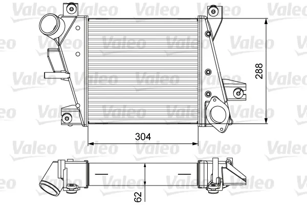 VALEO Chladič turba 818360