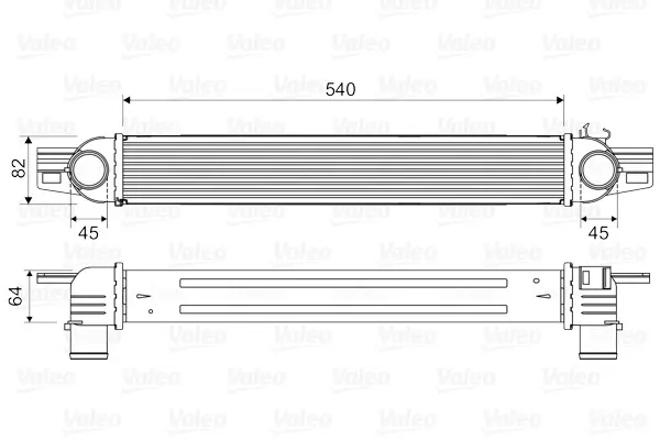 Chladič turba VALEO 818545
