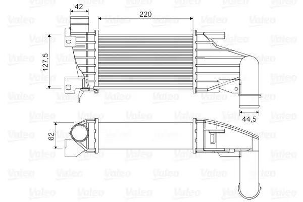 Chladič turba VALEO 818555