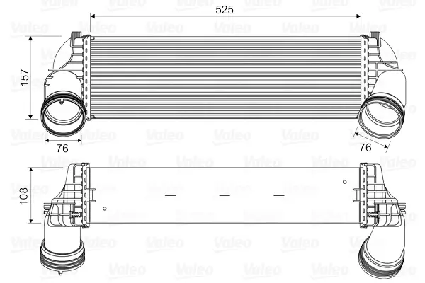 Chladič turba VALEO 818562