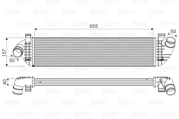 Chladič turba VALEO 818571