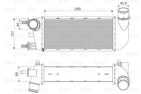 Chladič turba VALEO 818582