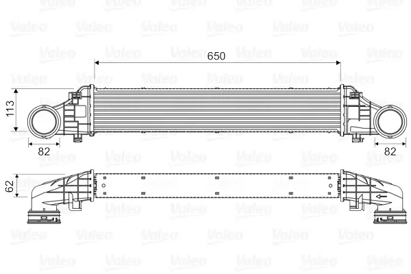 Chladič turba VALEO 818587