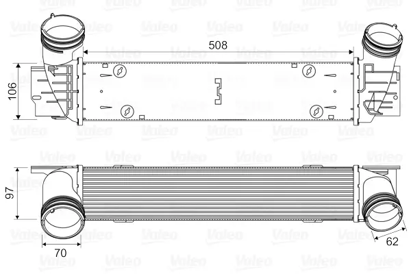 Chladič turba VALEO 818594