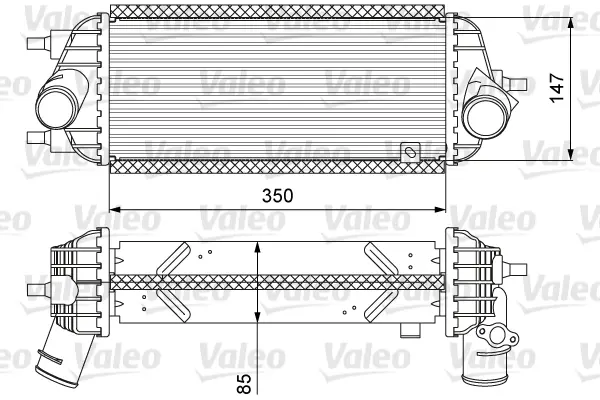 Chladič turba VALEO 818626