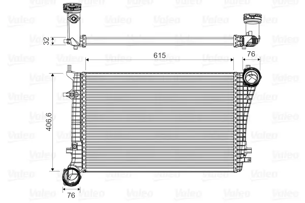 Chladič turba VALEO 818675
