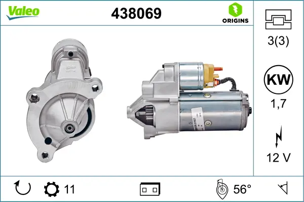 VALEO Startér 438069