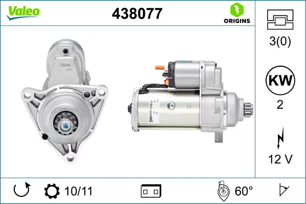 VALEO Startér 438077
