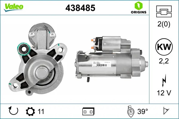 VALEO Startér 438485