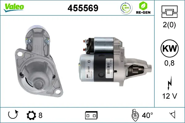 VALEO Startér 455569