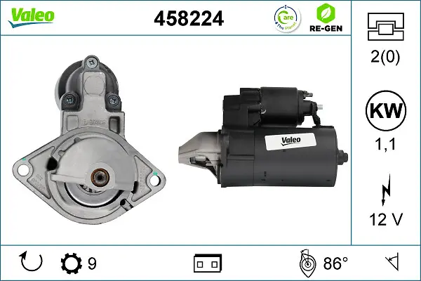 VALEO Startér 458224