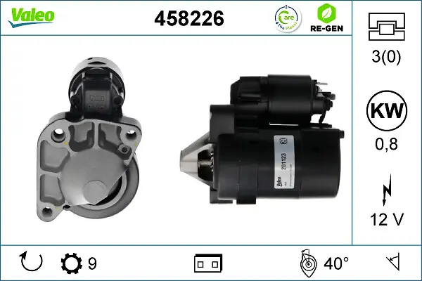 VALEO Startér 458226