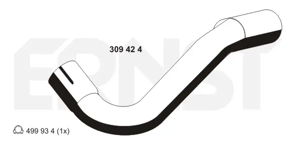 Výfuková trubka ERNST 309424