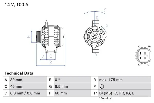 BOSCH Generátor 0986082420