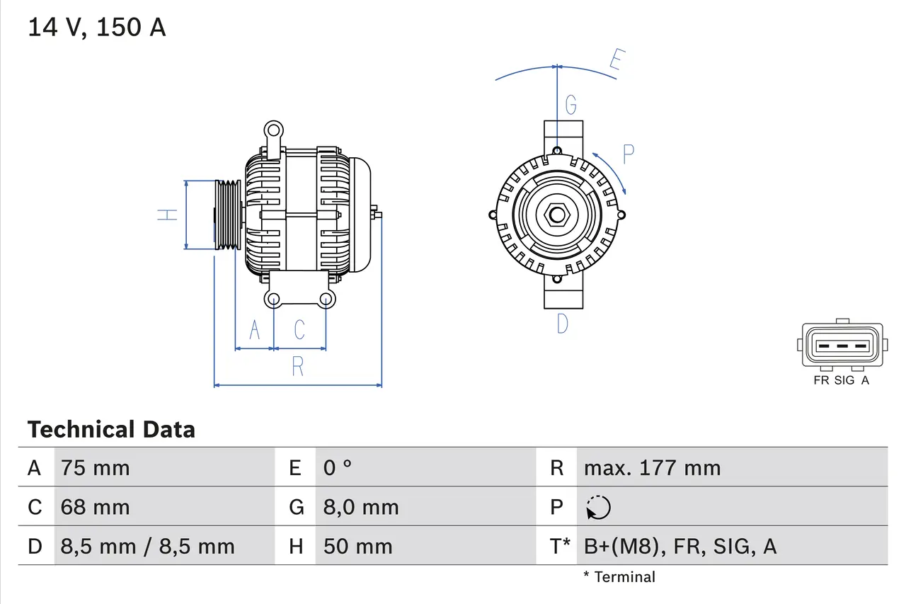 BOSCH Generátor 0986082590