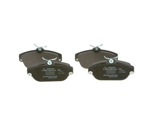 BOSCH Sada brzdových destiček, kotoučová brzda 0986424016