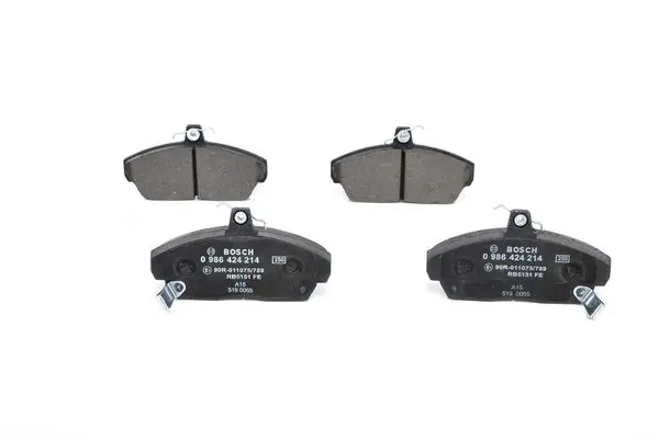 BOSCH Sada brzdových destiček, kotoučová brzda 0986424214