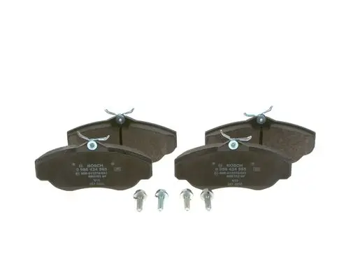 BOSCH Sada brzdových destiček, kotoučová brzda 0986424565