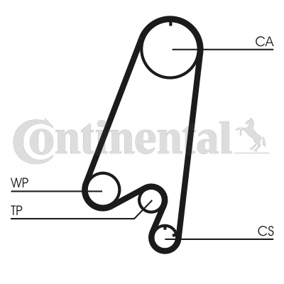 Vodní pumpa + sada ozubeného řemene CONTINENTAL CTAM CT910WP1