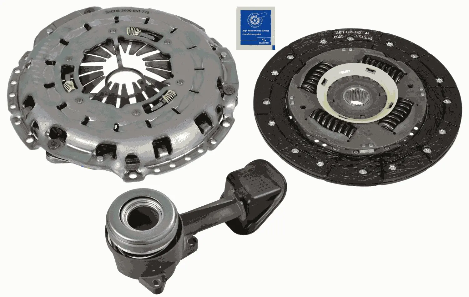 SACHS Sada spojky 3000990395