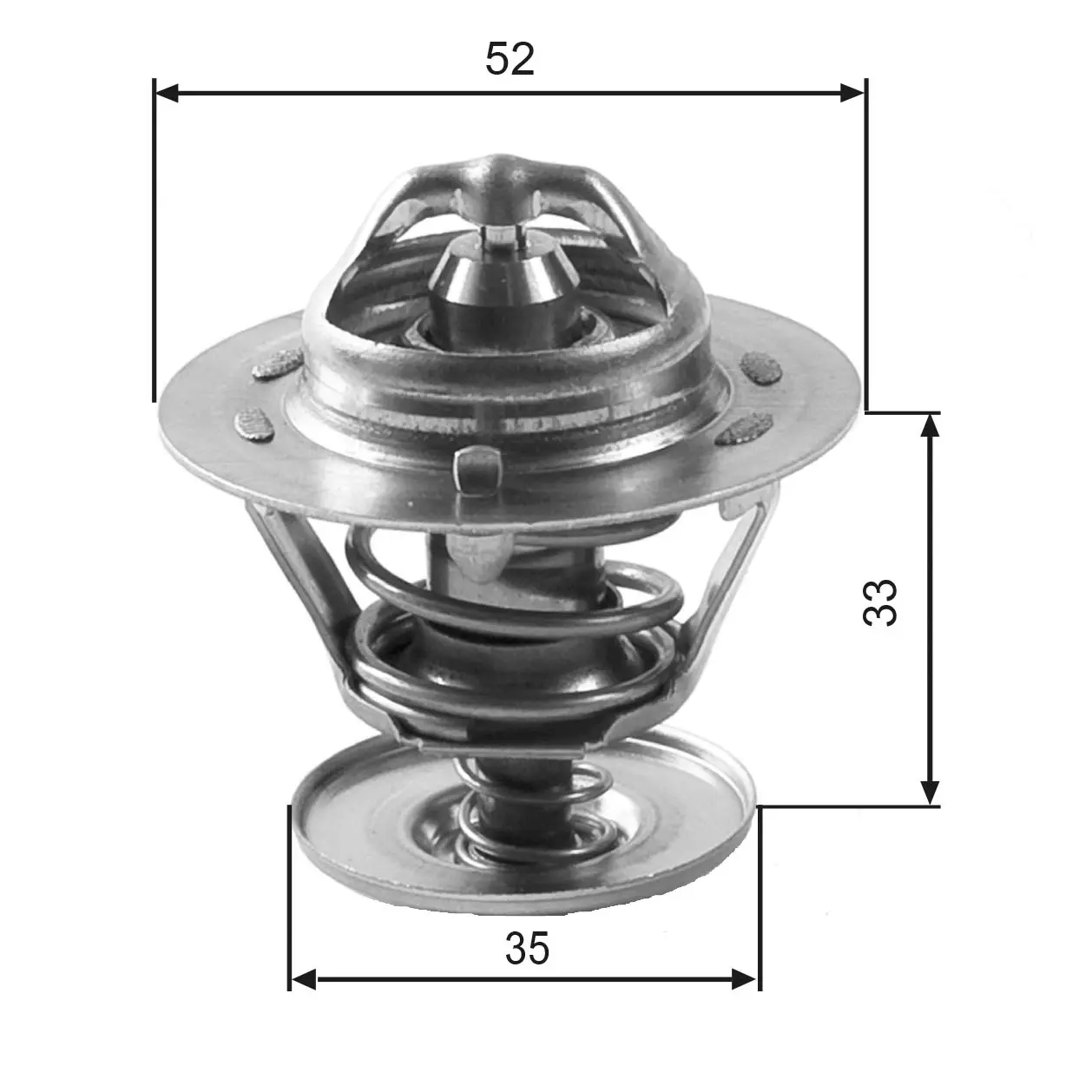 Termostat, chladivo GATES TH12588G1