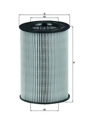 MAHLE ORIGINAL Vzduchový filtr LX813