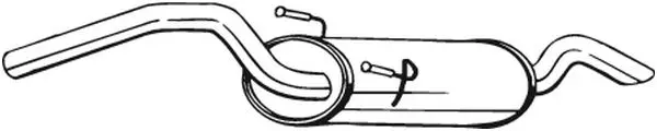 Zadní tlumič výfuku BOSAL 148-265