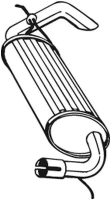 Zadní tlumič výfuku BOSAL 211-393