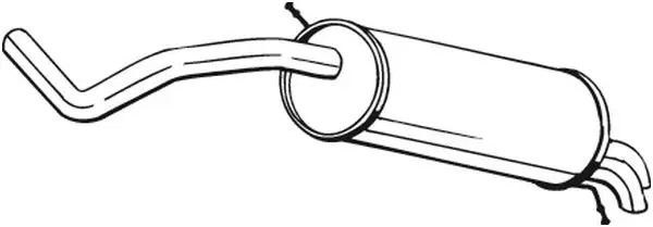 Zadní tlumič výfuku BOSAL 278-107