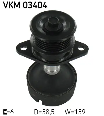 Předstihová spojka SKF VKM 03404