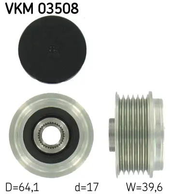 Předstihová spojka SKF VKM 03508