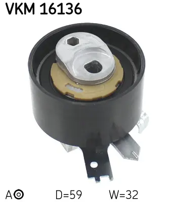 Napínací kladka, ozubený řemen SKF VKM 16136