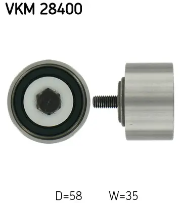 Vratná/vodicí kladka, ozubený řemen SKF VKM 28400