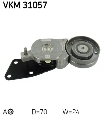 Napínák, žebrovaný klínový řemen SKF VKM 31057