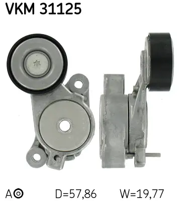 Napínák, žebrovaný klínový řemen SKF VKM 31125