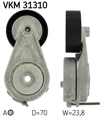 Napínák, žebrovaný klínový řemen SKF VKM 31310