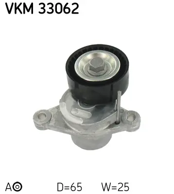 SKF Napínák, žebrovaný klínový řemen VKM33062