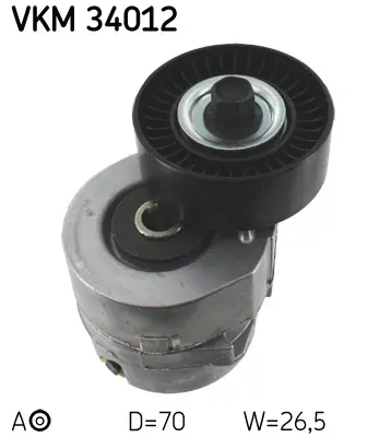Napínák, žebrovaný klínový řemen SKF VKM 34012