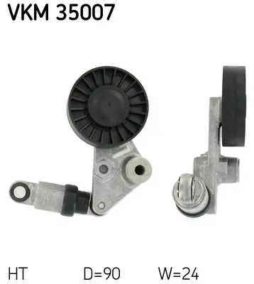 Napínák, žebrovaný klínový řemen SKF VKM 35007