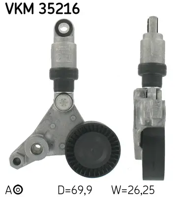 Napínák, žebrovaný klínový řemen SKF VKM 35216