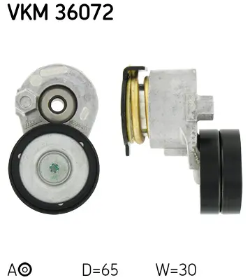 Napínák, žebrovaný klínový řemen SKF VKM 36072