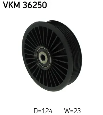 Vratná/vodicí kladka, klínový žebrový řemen SKF VKM 36250