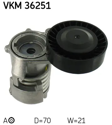 Napínák, žebrovaný klínový řemen SKF VKM 36251
