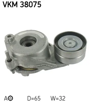 Napínák, žebrovaný klínový řemen SKF VKM 38075