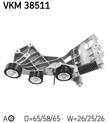 Napínák, žebrovaný klínový řemen SKF VKM 38511