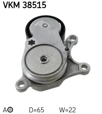 Napínák, žebrovaný klínový řemen SKF VKM 38515