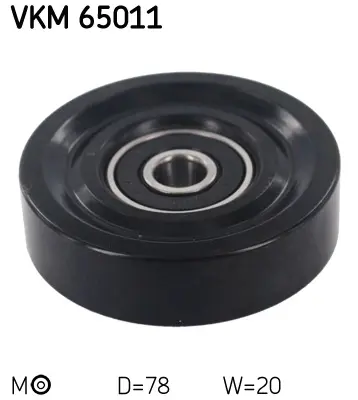 Napínák, žebrovaný klínový řemen SKF VKM 65011